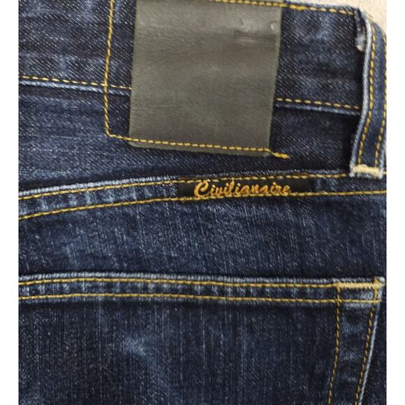 Civilianaire Selvedge Jeans Men’s Dark Wash Japanese Denim Size 31×32 - Picture 6 of 8